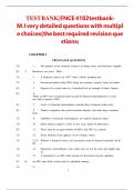 FNCE 4102testbank-M.I very detailed questions with multiple choices(the best required revision questions)