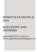 MNM3710 Exam pack 2024(Brand Management)