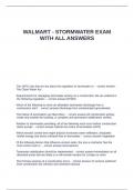 WALMART - STORMWATER EXAM WITH ALL ANSWERS