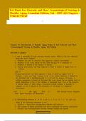Test Bank For Ebersole and Hess' Gerontological Nursing & Healthy Aging, Canadian Edition, 3rd - 2023 All Chapters included - 9780323778749