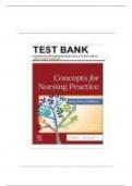 Test Bank Concepts for Nursing Practice (4TH Ed) by Jean Giddens 2024 STUVIA