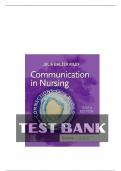 Test Bank for Communication in Nursing 10th Edition By Julia Balzer Riley