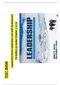 Solution Manual For Leadership Theory, Application, & Skill Development 7th Edition by Robert N. Lussier, Christopher F. Achua  All 1-12Chapters Covered ,Latest Edition, ISBN:9781071856857