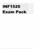 INF1520 EXAM PACK 2024 Course INF1520 - Human-Computer Interaction I (INF1520)