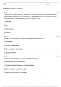 PROPHECY HEALTH MEDICAL SURGICAL RN A EXAM LATEST TEST BANK  QUESTIONS AND CORRECT ANSWERS|ALREADY GRADED A+