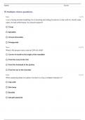 OB/PEDIATRIC EMT FISDAP LATEST EXAM  QUESTIONS AND CORRECT ANSWERS (VERIFIED ANSWERS)