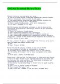 OHSAA Baseball Rules Exam with correct Answers