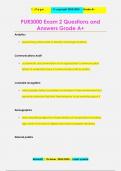 PUR3000 Exam 2 Questions and  Answers Grade A+