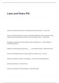 Laws and Rules PSI Exam Questions and Answers-Minnesota