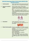 NURS 642 (Hepatology) EXAM 3 STUDY GUIDE COMPLETE AND  ACCURATE WITH DIAGRAMS RATED A.