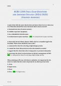 NURS 1200 FINAL EXAM QUESTIONS AND ANSWERS UPDATED (2024/2025) (VERIFIED ANSWERS)