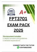 FPT3701 EXAM PACK 2025