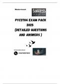 PYC3704 EXAM PACK 2025  {DETAILED QUESTIONS AND ANSWERS }