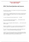  IFGC Test Exam Questions and Answers