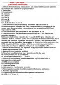 AAPC - CRC TEST 1 QUESTIONS AND PASSED 