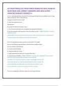 ATI PROCTORED//ATI PROCTORED PEDRIATICS REAL EXAM 60  QUESTIONS AND CORRECT ANSWERS 2023-2024 LATEST  VERSION//ALREADY GRADED A+