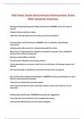 EAS Study Guide-School-Home Relationships Exam With Complete Solutions