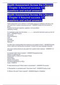 Health Assessment Across the Lifespan - Chapter 4 Assured success 173 questions and actual answers.