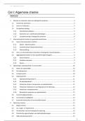 Cel I: Organische en Algemene chemie