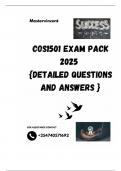 COS1501 EXAM PACK 2025  {DETAILED QUESTIONS AND ANSWERS }