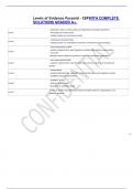 Levels of Evidence Pyramid - EBPWITH COMPLETE SOLUTIONS GRADED A+