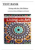 Test Bank for Living with Art, 13th Edition by Getlein & Wallace, All Chapters 1 to 23 complete Verified editon ISBN:9781265594855