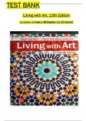 Test Bank for Living with Art, 13th Edition by Getlein & Wallace, All 1-23 Chapters Covered ,Latest Edition, ISBN: 9781265594855