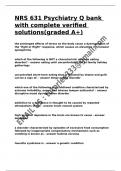 NUR631-Advanced Health Assessment Test 1 with complete verified solutions(graded A+)