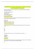 GMS6504 Review Exam 1 Problem Set 1-3 Pharmacological Assays Questions And Answers