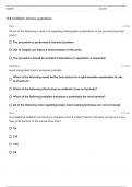 ARRT MOCK EXAM 2024 QUESTIONS WITH 100% CORRECT ANSWERS!!