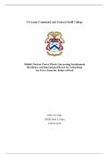 F100 Case Study (Final) Mobile Nuclear Power Plants: Increasing Sustainment Resilience and Operational Reach by Unleashing the Force from the Tether of Fuel;US Army Command and General Staff College