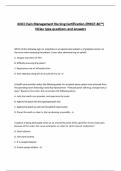 ANCC Pain Management Nursing Certification (PMGT-BC™) NClex type questions and answers