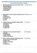 ORTHODONTICS (Dentistry) FINAL EXAM 2 STUDY QUESTIONS AND ANSWERS (with  diagrams) MULTIPLE CHOICE A+ GRADED.