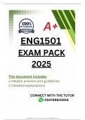 ENG1501 EXAM PACK 2025