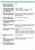 PEDIATRICS (Infant Fluoride) QUIZ 5 QUESTIONS AND ANSWERS.