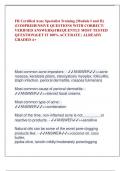 FR Certified Acne Specialist Training (Module I and II) |COMPREHENSIVE QUESTIONS WITH CORRECT/ VERIFIED ANSWERS|(FREQUENTLY MOST TESTED QUESTION)GET IT 100% ACCURATE | ALREADY GRADED A+ Most common acne imposters: - ANSWER>>acne rosacea, keratosis p