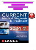 TEST BANK For Current Medical Diagnosis And Treatment 2024, 63rd Edition By Maxine Papadakis, Stephen Mcphee, Verified Chapters 1 - 42, Complete Newest Version