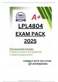 lpl4804 EXAM PACK 2025