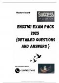 ENG3701 EXAM PACK 2025  {DETAILED QUESTIONS AND ANSWERS }