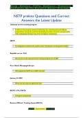 NSTP prelims Questions and Correct  Answers the Latest Update