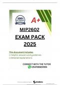 mip2602 EXAM PACK 2025