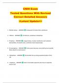 CNIH Exam   Tested Questions With Revised  Correct Detailed Answers  >Latest Update>> 