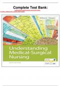 Complete Test Bank: understanding medical-surgical nursing sixth edition by linda s. williams msn rn (author) latest update