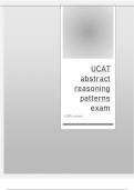 UCAT abstract reasoning patterns exam