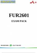 FUR2601 Exam Pack 2025