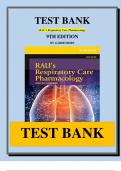  Rau’s Respiratory Care Pharmacology 10th Edition by Douglas Gardenhire,