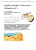 Havo 5, domein C, De Geo Systeem Aarde H1 t/m H3 samenvatting