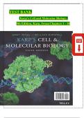 TEST BANK For Karp’s Cell and Molecular Biology, 9th Edition by Gerald Karp, Janet Iwasa, Verified Chapters 1 - 18, Complete Newest Version