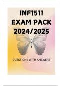 INF1511 EXAM PACK 2024/2025 (QUESTIONS AND ANSWERS)