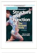 Test Bank For Memmler's Structure and Function of the Human Body 12th Edition Barbara Johnson Cohen, kerry L. HULL( all chapter included graded A+) 2024|2025